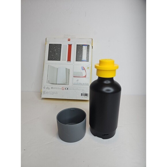 Lego Stationery Journal  Hardback w/ Building Band & Lego Water Bottle SET NEW - Picture 3 of 16